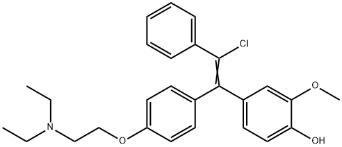 4-[(Z)-2-chloro-1-[4-(2-diethylaminoethoxy)phenyl]-2-phenyl-ethenyl]-2 -methoxy-phenol