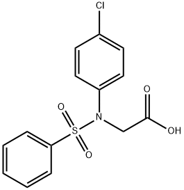 (4-氯(苯磺酰基)苯胺基)乙酸