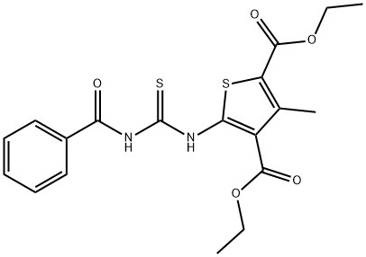 3-甲基-5-{[(苯基甲酰胺基)硫代甲酰基]氨基}噻吩-2,4-二甲酸二乙酯