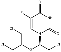 2',3',5'-trichloro-2',3'-5'-trideoxy-5-fluoro-2',3'-secouridine