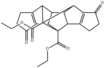 diethyl 1,2,3,3b,4a,5,6,7,8,8a,8b,9-dodecahydro-1,5-dioxo-4,8,9-metheno-4H-cyclopenta(1,2-a:4,3-a')dipentalene-4,10-dicarboxylate