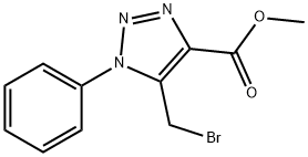 5-(溴甲基)-1-苯基-1H-1,2,3-三氮唑-4-甲酸甲酯
