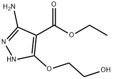 3 -氨基- 5-(2-羟乙氧基)-1H -吡唑-4-羧酸乙酯