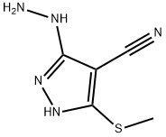 5-肼基-3-甲硫基-4-氰基吡唑