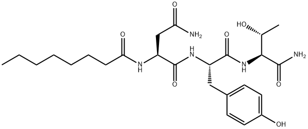 N-octanoyl-asparaginyl-tyrosyl-threoninamide