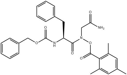 O-mesitoyl N-benzyloxycarbonylphenylalanyl-glycine hydroxamate