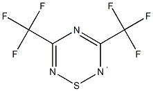 3,5-bis(trifluoromethyl)-1-thia-2,4,6$l^{2}-triazacyclohexa-2,4-diene