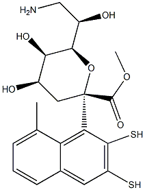 (8-(methyldithio)-1-naphthyl)methyl-8-amino-2,6-anhydro-3,8-dideoxyoctonate