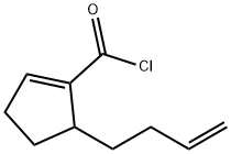 1-Cyclopentene-1-carbonyl chloride, 5-(3-butenyl)- (9CI)