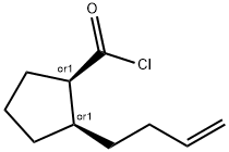 Cyclopentanecarbonyl chloride, 2-(3-butenyl)-, cis- (9CI)