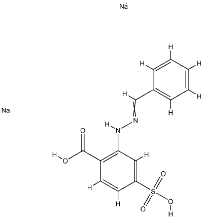 2-[2-(苯基亚甲基)肼基]-4-磺酸基苯甲酸钠盐