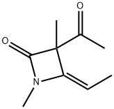 2-Azetidinone, 3-acetyl-4-ethylidene-1,3-dimethyl-, (E)- (9CI)