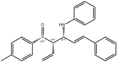 1-phenyl-3-phenylamino-4-(4-toluenesulfinyl)-1,5-hexadiene