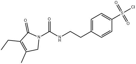 4-{2-{[(3-Ethyl-2,5-dihydro-4-methyl-2-oxo-1H-pyrrol-1-yl)-carbonyl]-amino}-ethyl}-benzenesulfonyl chloride