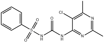 5-Chloro-2,4-dimethyl-6-(([(phenylsulfonyl)amino]carbonyl)amino)pyrimi dine