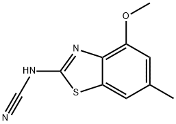 Cyanamide, (4-methoxy-6-methyl-2-benzothiazolyl)- (9CI)