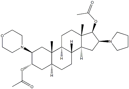 2(4-吗啉基)-16-(1-吡咯基)-雄甾-3,17-二醇二乙酸酯