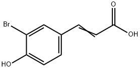 3-(3-溴-4-羟基苯基)丙烯酸