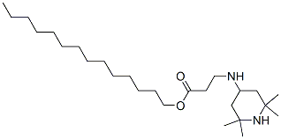 .beta.-Alanine, N-(2,2,6,6-tetramethyl-4-piperidinyl)-, tetradecyl ester