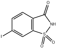 6-碘-1,2-苯并异噻唑-3(2H)-酮 1,1-二氧化物