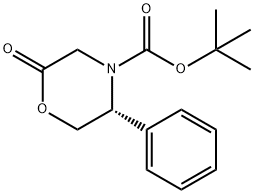(5R)-N-叔丁氧羰基-3,4,5,6-四氢-5-苯基-4(H)-1,4-恶唑-3-酮