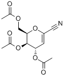 4,5,7-TRI-O-ACETYL-2,6-ANHYDRO-3-DEOXY-D-ARABINO-HEPT-2-ENONONITRILE,