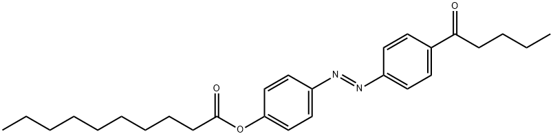 [4-(4-pentanoylphenyl)diazenylphenyl] decanoate