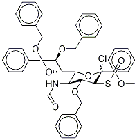 Methyl 5-acetamido-4,7,8,9-tetra-O-benzyl-2-chloro-2,3,5-trideoxy-3-phenylthio-D-erytho-L-gluco-2-nonulopyranosonate