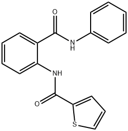 N-[2-(anilinocarbonyl)phenyl]thiophene-2-carboxamide