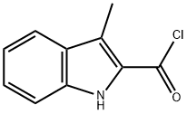 1H-Indole-2-carbonylchloride,3-methyl-(9CI)