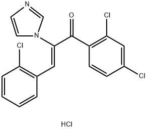 2-Propen-1-one,  3-(2-chlorophenyl)-1-(2,4-dichlorophenyl)-2-(1H-imidazol-1-yl)-,  monohydrochloride,  (Z)-  (9CI)