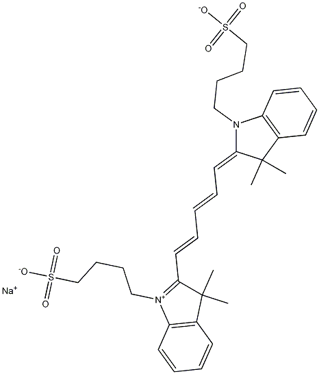 2-[5-[3,3-二甲基-1-(4-磺酸基丁基)-1,3-二氢吲哚-2-亚基]-1,3-戊二烯基]-3,3-二甲基-1-(4-磺酸基丁基)-3H-吲哚内盐钠盐