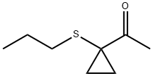 Ethanone, 1-[1-(propylthio)cyclopropyl]- (9CI)