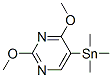 Pyrimidine, 2,4-dimethoxy-5-(trimethylstannyl)- (9CI)