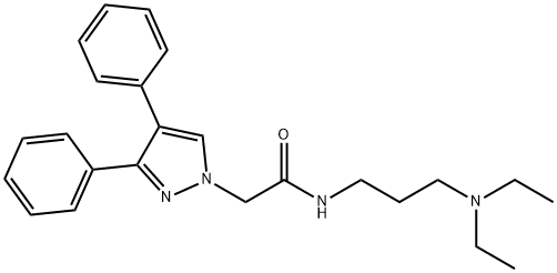 1-[4,5-DIPHENYLPYRAZOL-1-YL]-N-(DIETHYLAMINOPROPYL)-ACETAMIDE