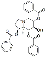 1,6,7,8-Indolizinetetrol, octahydro-, 1,6,8-tribenzoate, 1S-(1.alpha.,6.beta.,7.alpha.,8.beta.,8a.beta.)-