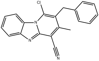 2-benzyl-1-chloro-3-methylbenzo[4,5]imidazo[1,2-a]pyridine-4-carbonitrile