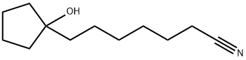 Cyclopentaneheptanenitrile, 1-hydroxy- (9CI)