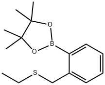 2-(2-(Ethylthiomethyl)phenyl)-4,4,5,5-tetramethyl-1,3,2-dioxaborolane