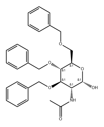 2-(Acetylamino)-2-deoxy-3,4,6-tris-O-(phenylmethyl)-α-D-glucopyranose