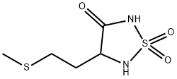 4-[2-(METHYLTHIO)ETHYL]-1,1-DIOXO-1,2,5-THIADIAZOLIDIN-3-ONE