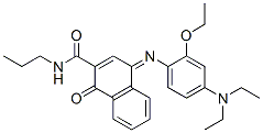 4-((4-(diethylamino)-2-ethoxyphenyl)imino)-1,4-dihydro-1-oxo-N-propyl-2-naphthalenecarboxamide