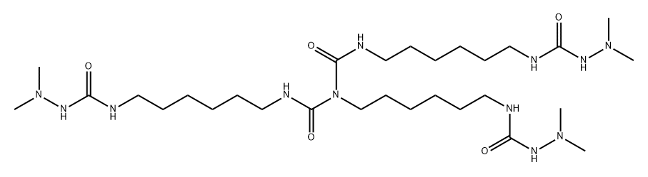 11-[6-[[(2,2-Dimethylhydrazino)carbonyl]amino]hexyl]-10, 12-dioxo-2,9,11,13,20-pentaazaheneicosanedioic acid, bis(2,2-dimethylhydrazide)