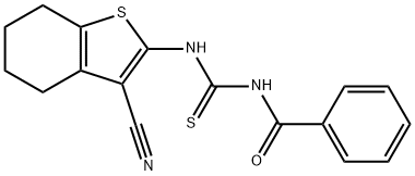 N-benzoyl-N'-(3-cyano-4,5,6,7-tetrahydro-1-benzothien-2-yl)thiourea