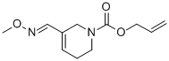 1(2H)-Pyridinecarboxylic acid, 3,6-dihydro-5-((methoxyimino)methyl)-,  2-propenyl ester