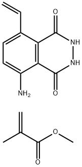 5-amino-8-vinylphthalazine-1,4(2H,3H)-dione -methyl methacrylate copolymer