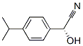 Benzeneacetonitrile, alpha-hydroxy-4-(1-methylethyl)-, (alphaR)- (9CI)