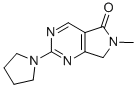 5H-Pyrrolo(3,4-d)pyrimidin-5-one, 6,7-dihydro-6-methyl-2-(1-pyrrolidin yl)-