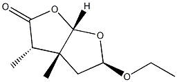 Furo[2,3-b]furan-2(3H)-one, 5-ethoxytetrahydro-3,3a-dimethyl-, (3alpha,3aba,5ba,6aba)- (9CI)