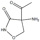 3-Isoxazolidinone, 4-acetyl-4-amino- (6CI)